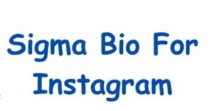 "Bold and confident Sigma male Instagram bio for 2025, highlighting exclusivity, trendiness, and a fearless personality